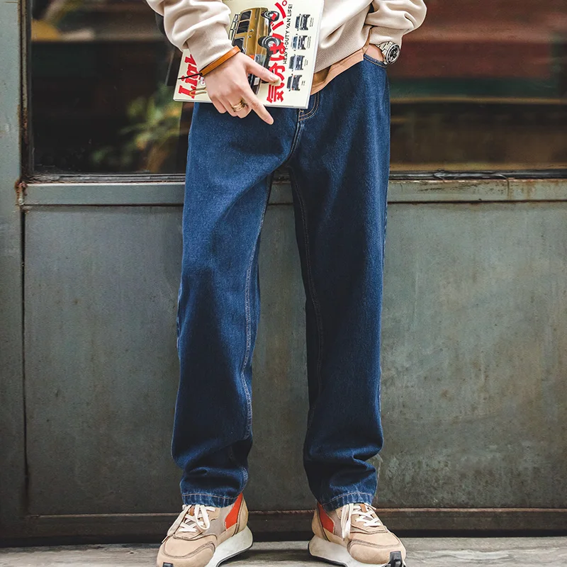 Levis Jeans 501 - Maden 워싱 데님 청바지, 레트로 루즈