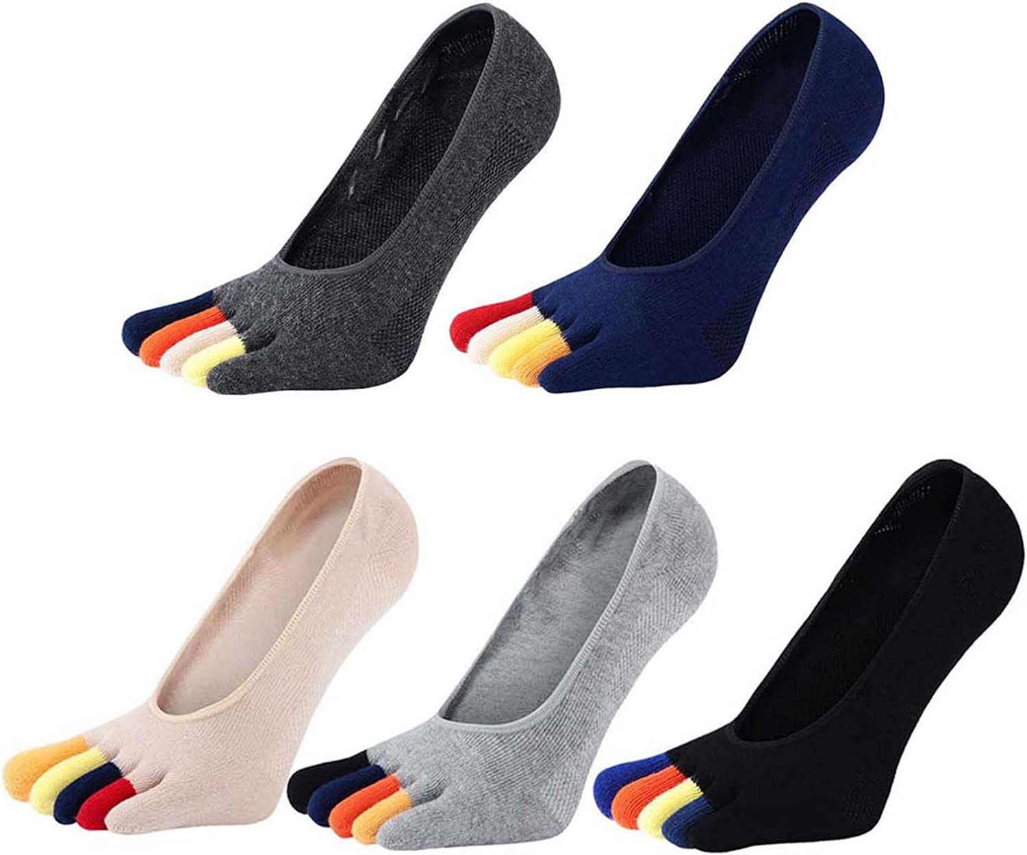 Invisibility Sock Loafer - 5 쌍 남성용 로우 컷 로퍼