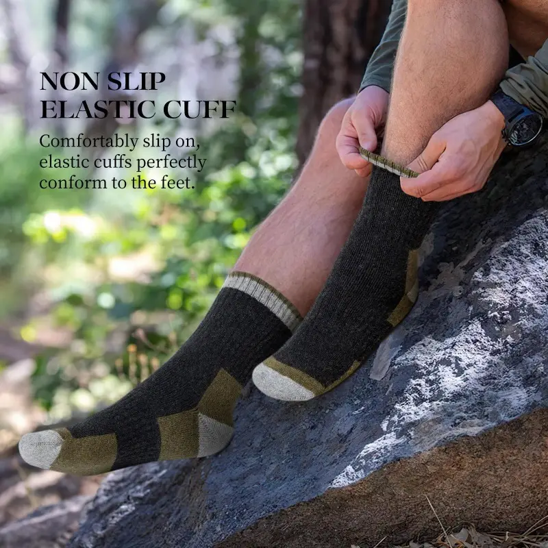 겨울 메리노 울 양말 두꺼운 따뜻한 습기 흡수 하이킹  - Wool Hiking Sock 리뷰 및 가격