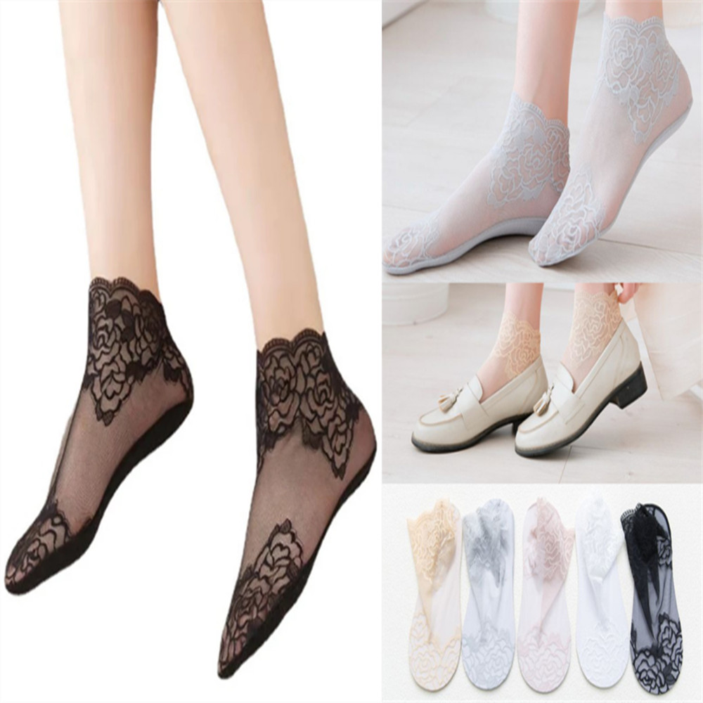 여성용 레이스 장미 무늬 얇은 양말 로퍼 로우컷 노쇼  - Invisibility Sock Loafer 리뷰 및 가격