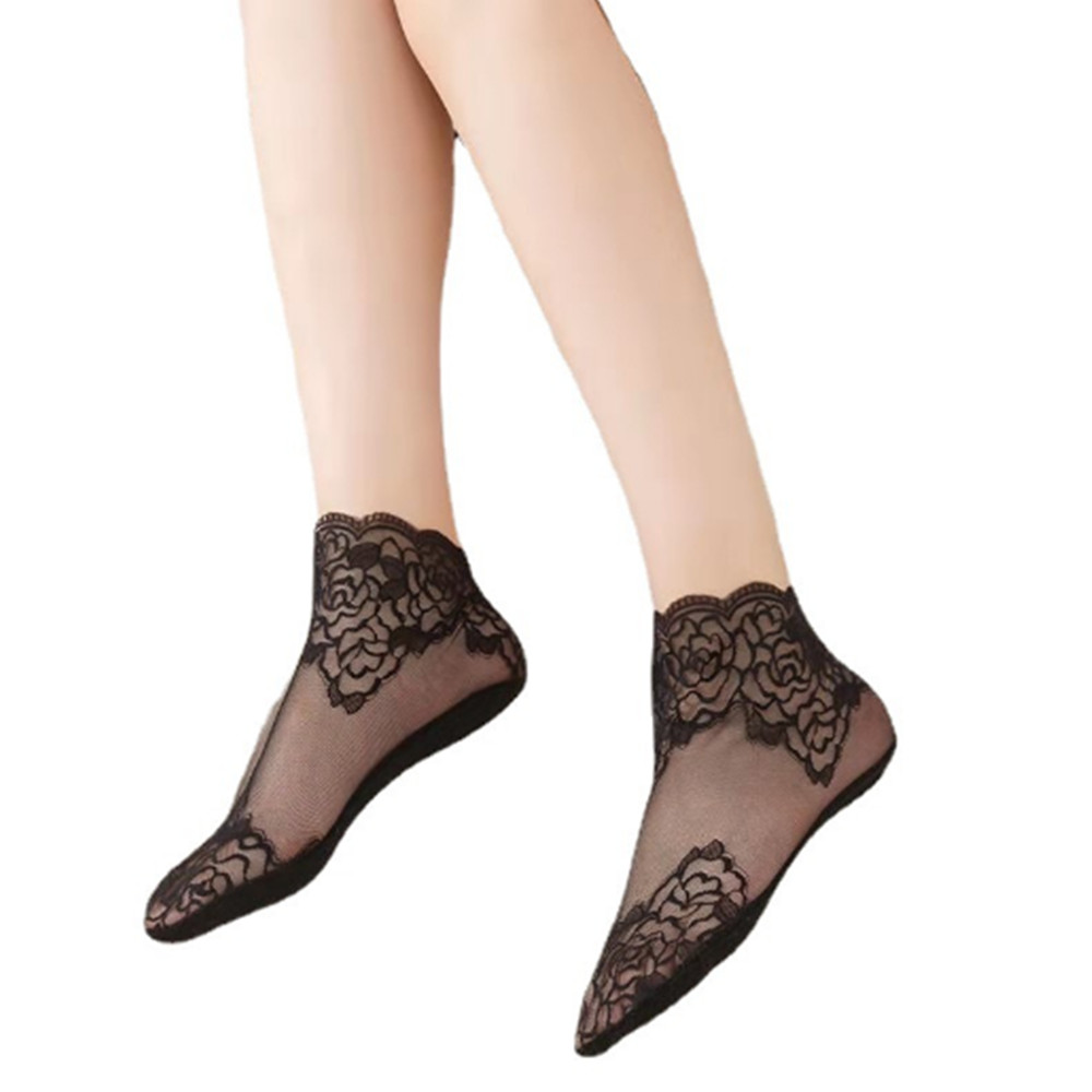 여성용 레이스 장미 무늬 얇은 양말 로퍼 로우컷 노쇼  - Invisibility Sock Loafer 리뷰 및 가격