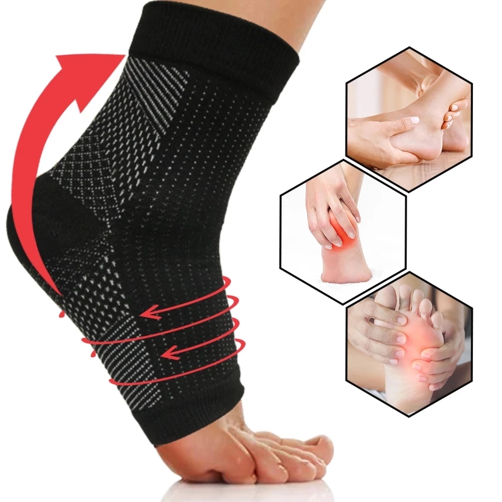 발목 및 피로 방지 압박 발목 슬리브 농구 스포츠 양말 - Ankle Brace Sock 리뷰 및 가격